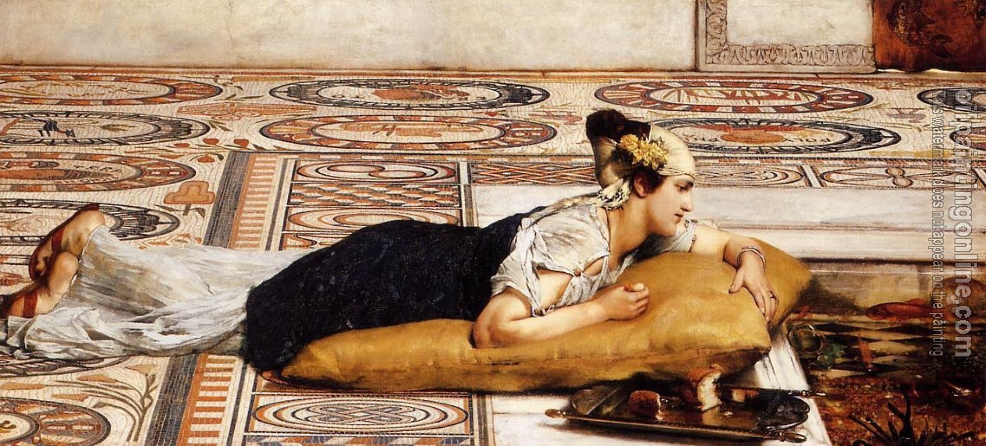 Alma-Tadema, Sir Lawrence - Water Pets